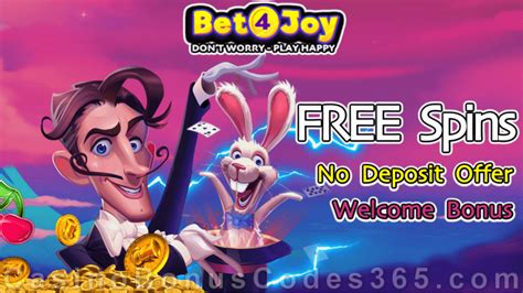 bet4joy no deposit bonus code